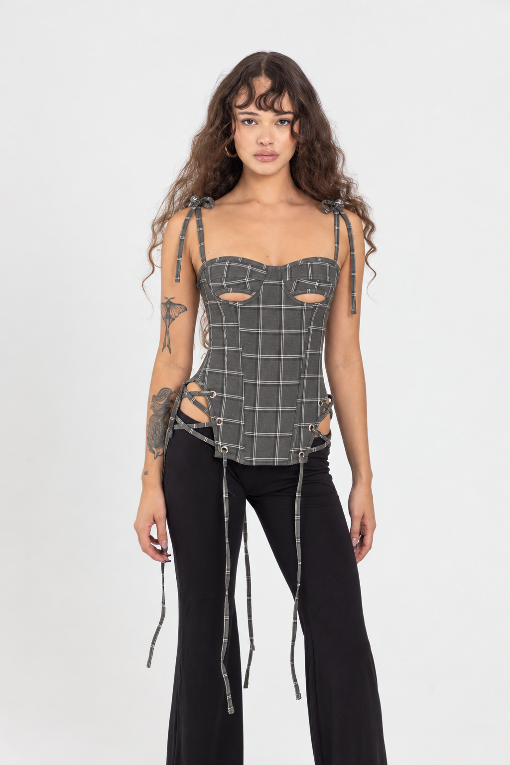 CAMILLE CORSET, lace-up back view