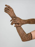 LEOPARD MESH GLOVES