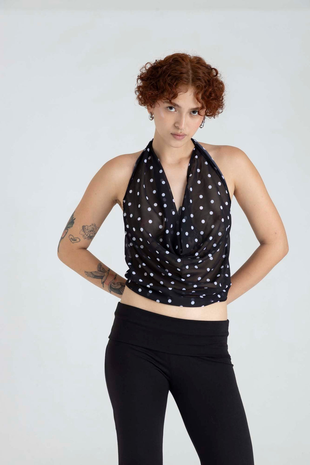 GABY DRAPED TOP