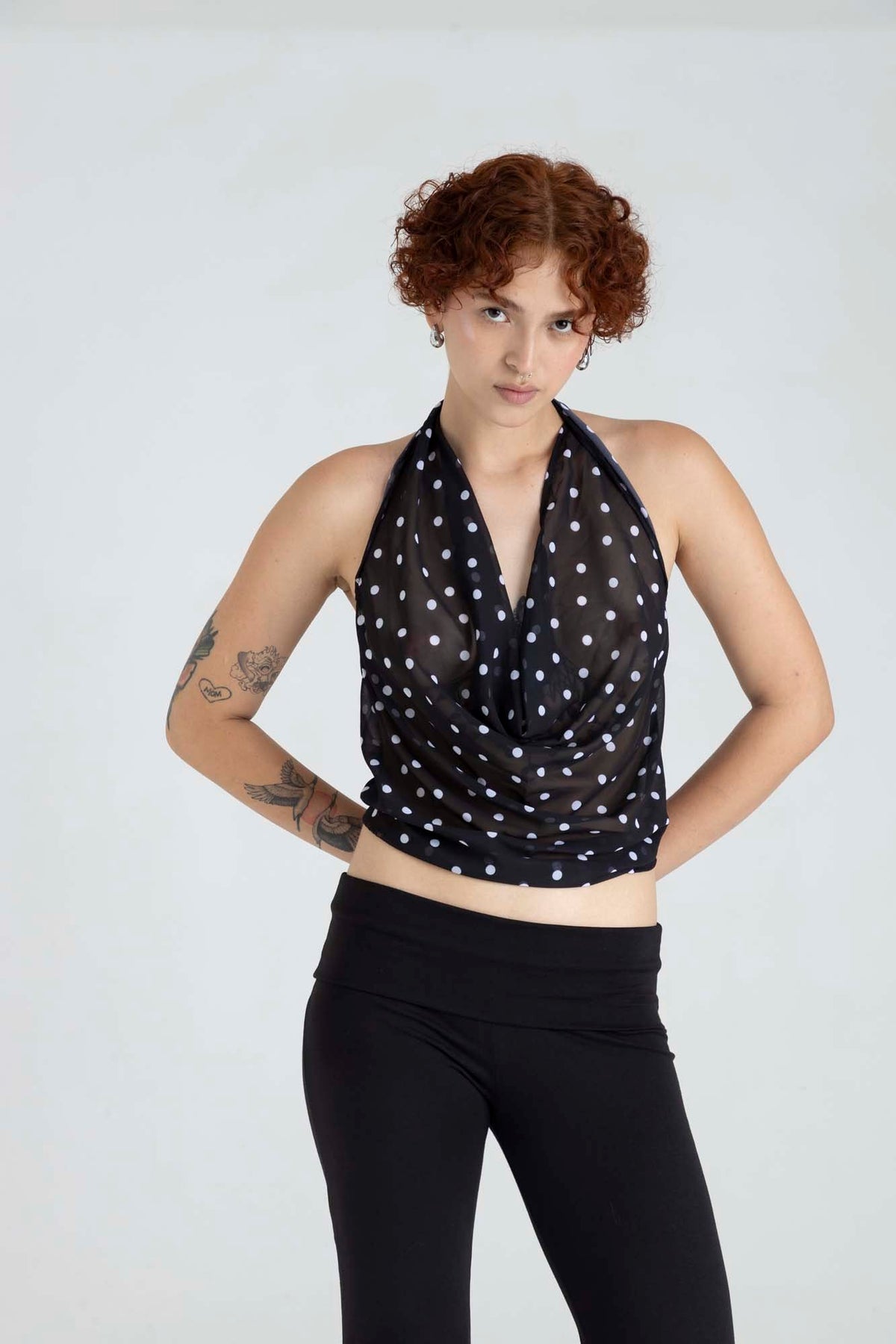 GABY DRAPED TOP