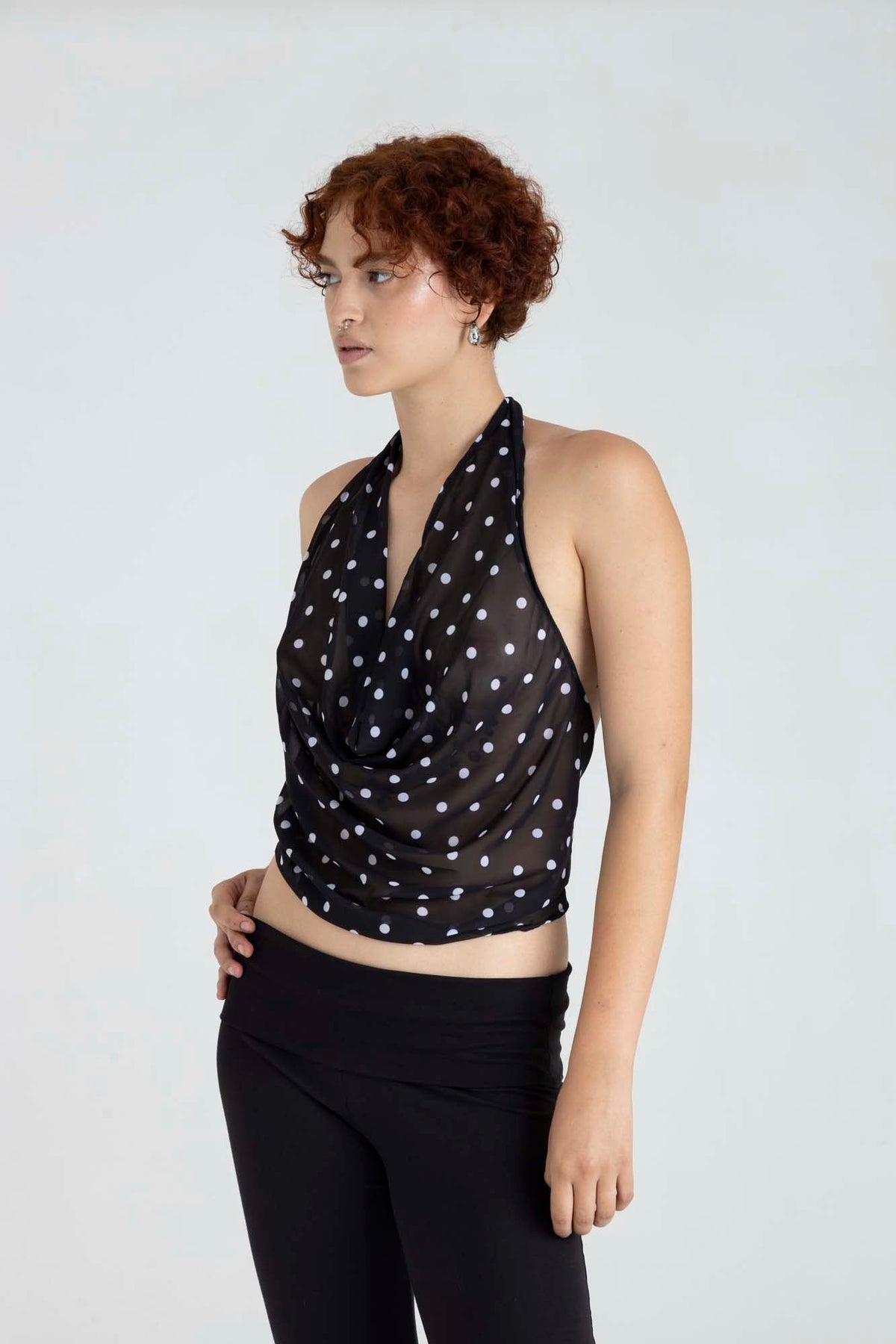 GABY DRAPED TOP