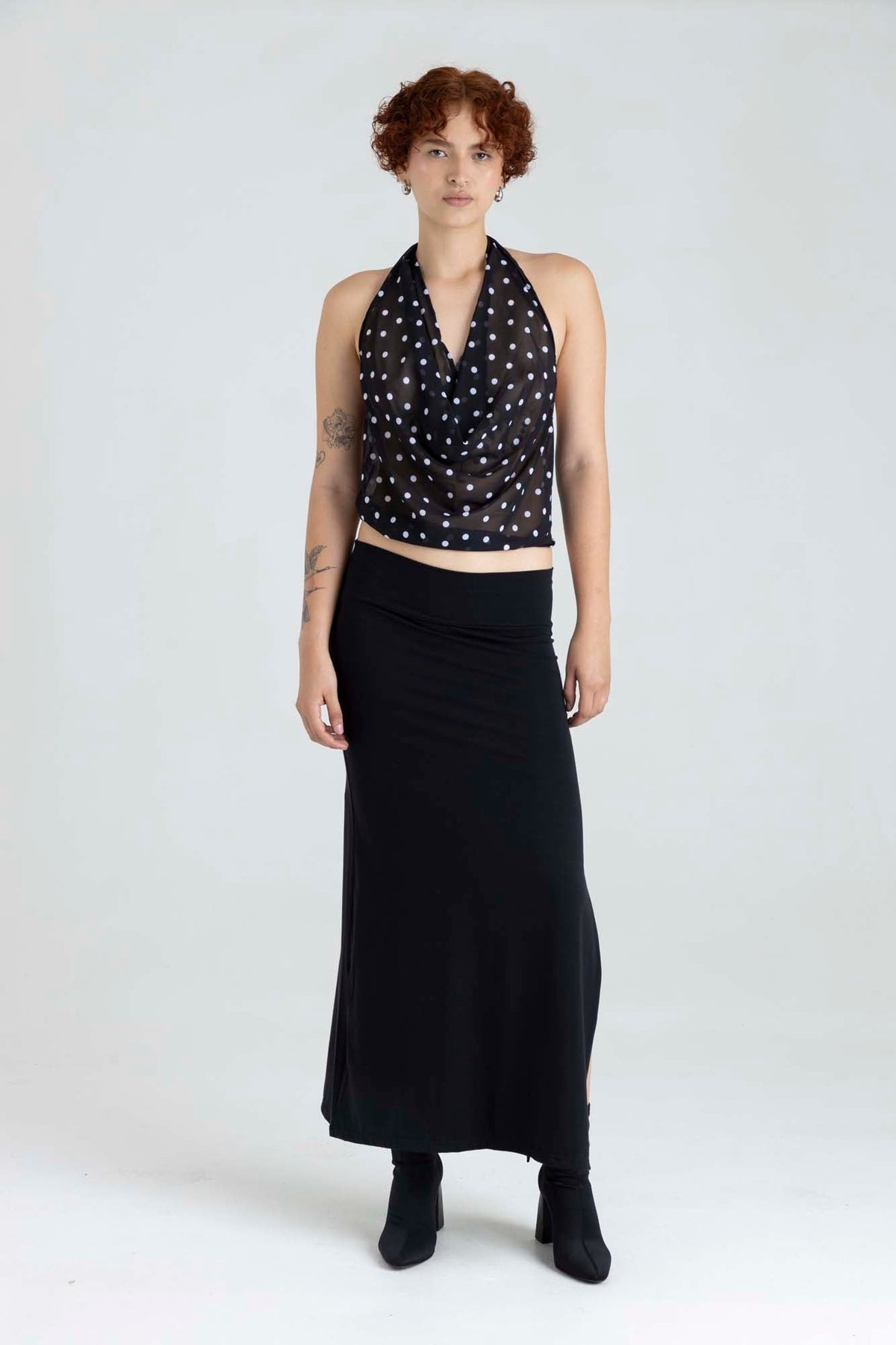 GABY DRAPED TOP