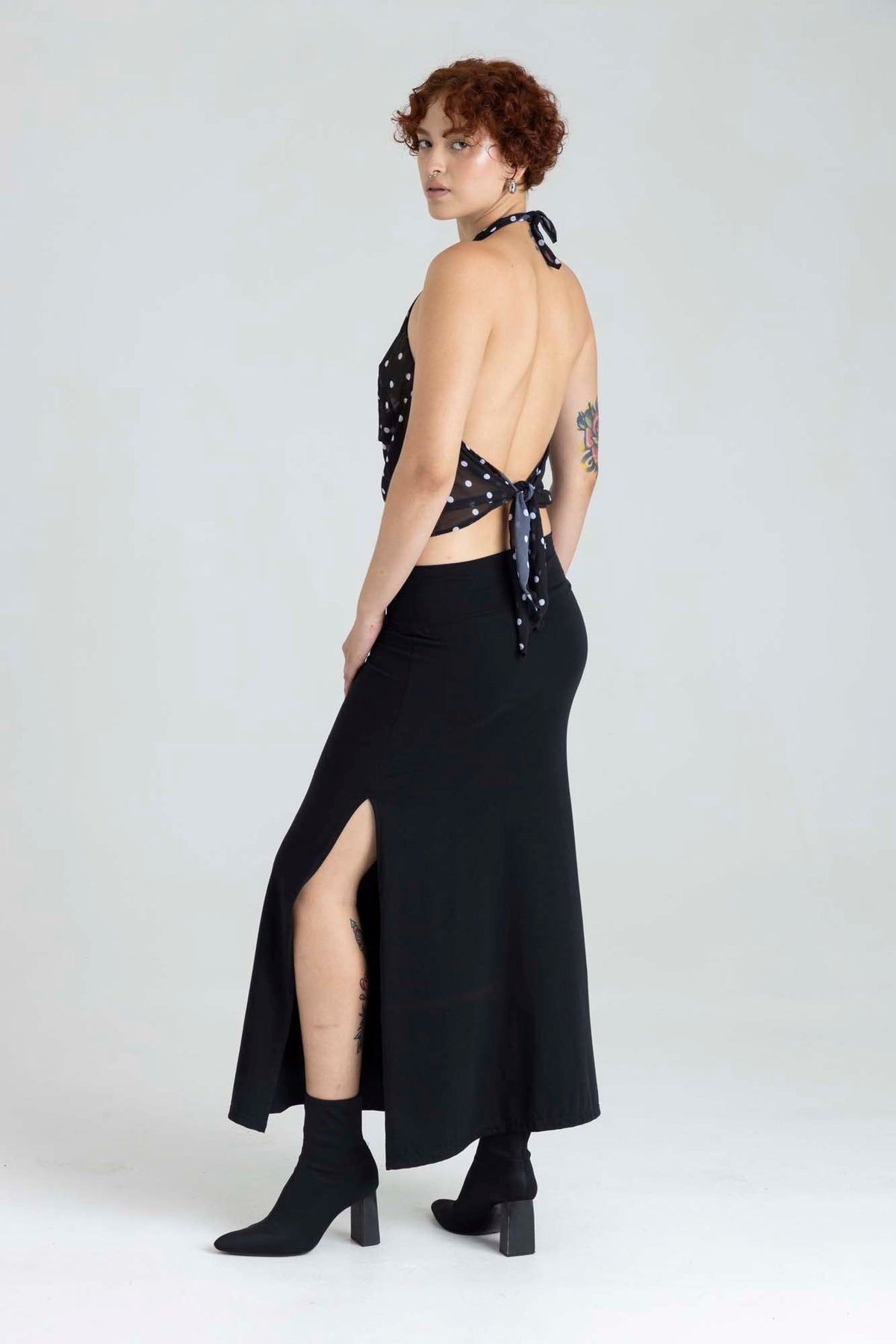 GABY DRAPED TOP