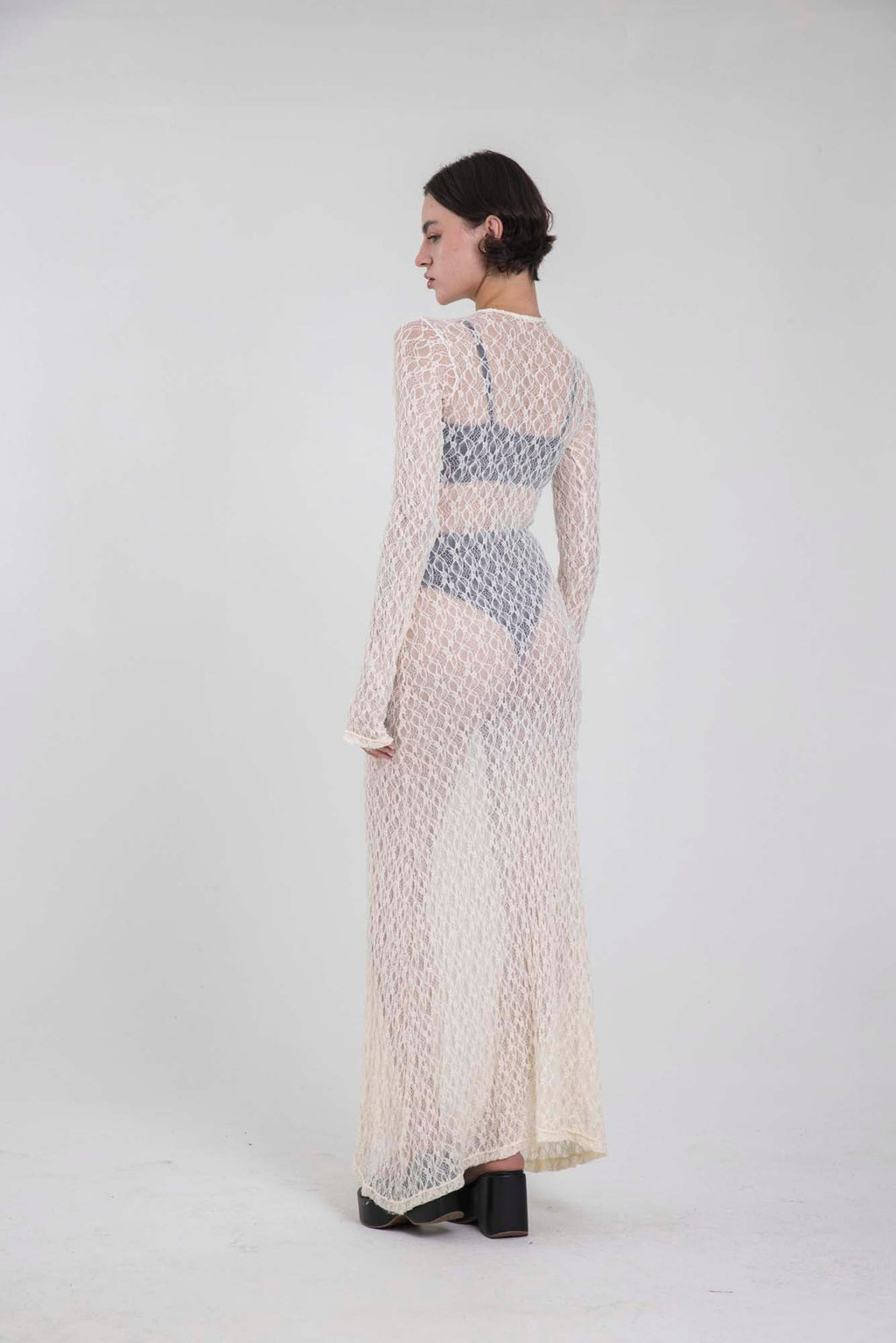 SERENA IVORY LACE DRESS