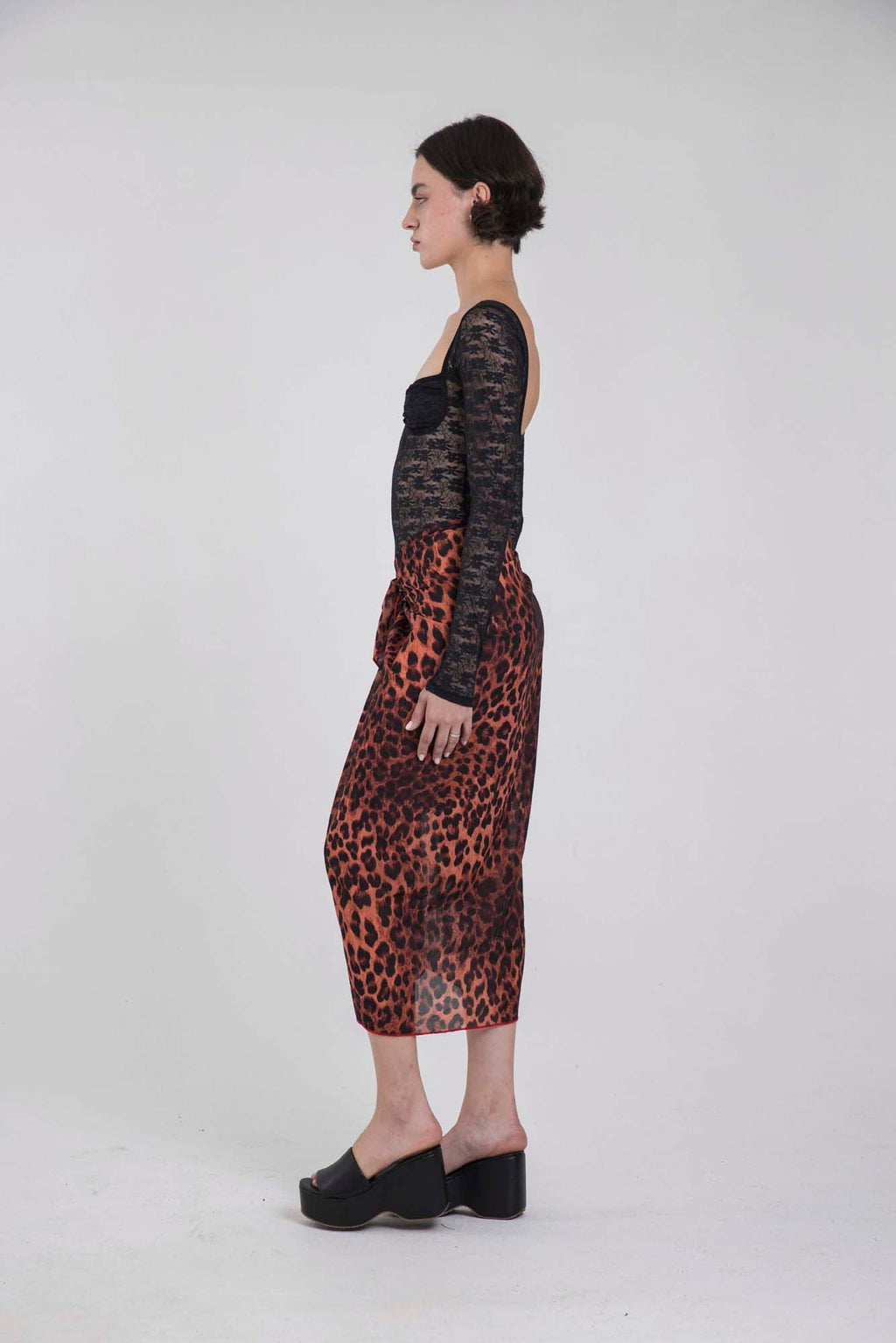 LEOPARD SCARF
