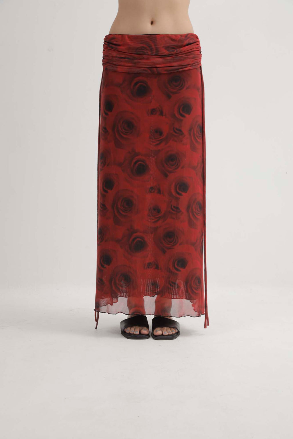ROSE MESH SKIRT
