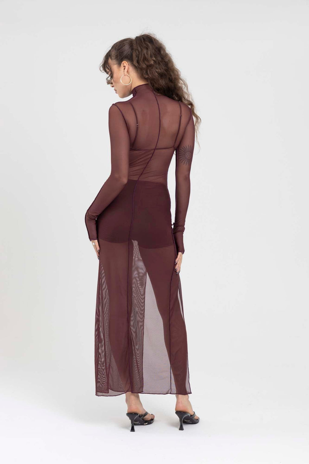 MARGOT WINE DRESS