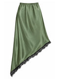 MIU GREEN SKIRT