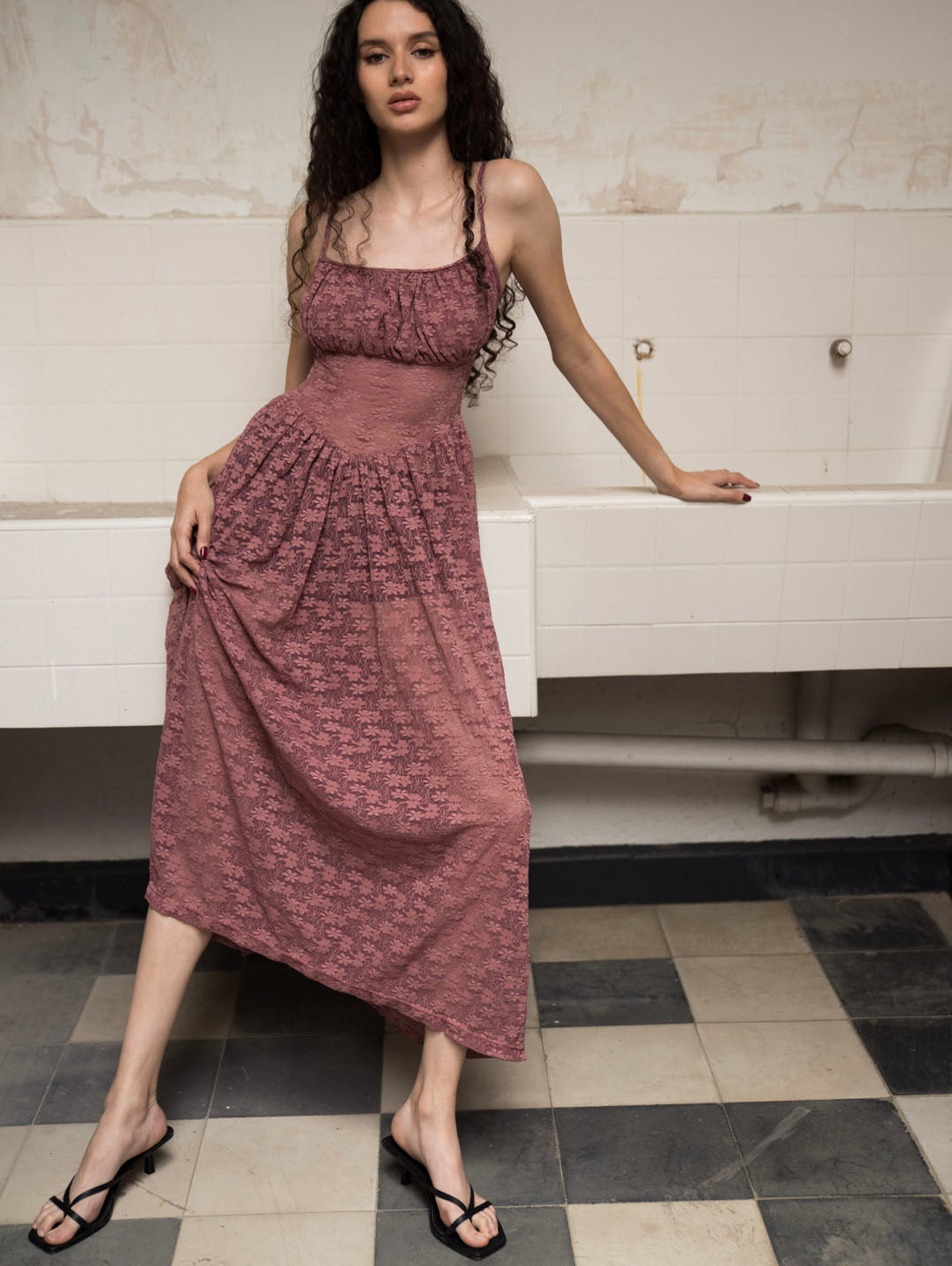 ARIELLE PINK DRESS